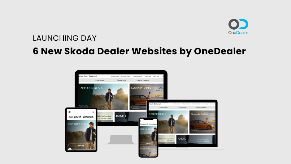 OneDealer launches 6 Skoda dealer websites
