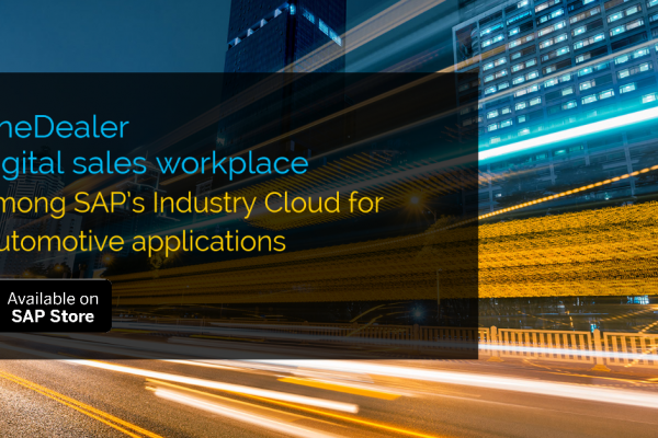 OneDealer is now part of SAP’s Industry Cloud for Automotive!